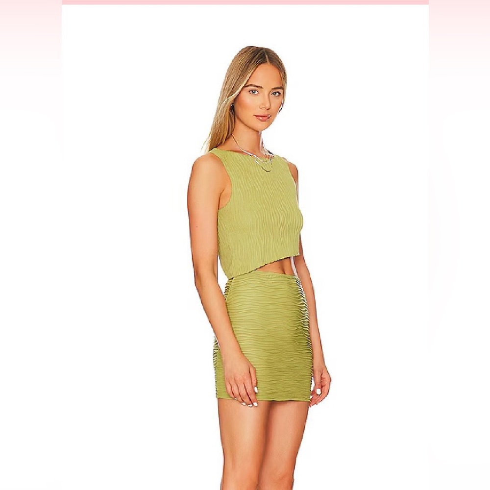 Superdown Eleanor Skirt Set in Olive